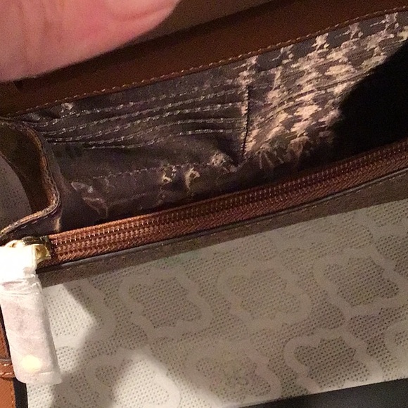 Karl Lagerfeld Brown Crossbody Bag - Picture 4 of 9